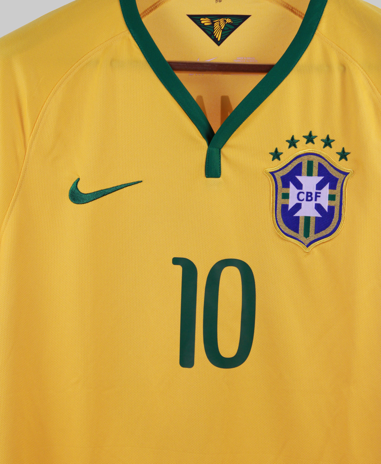 Brazil 2014 Neymar Home JERSEY shirt Kit (M)