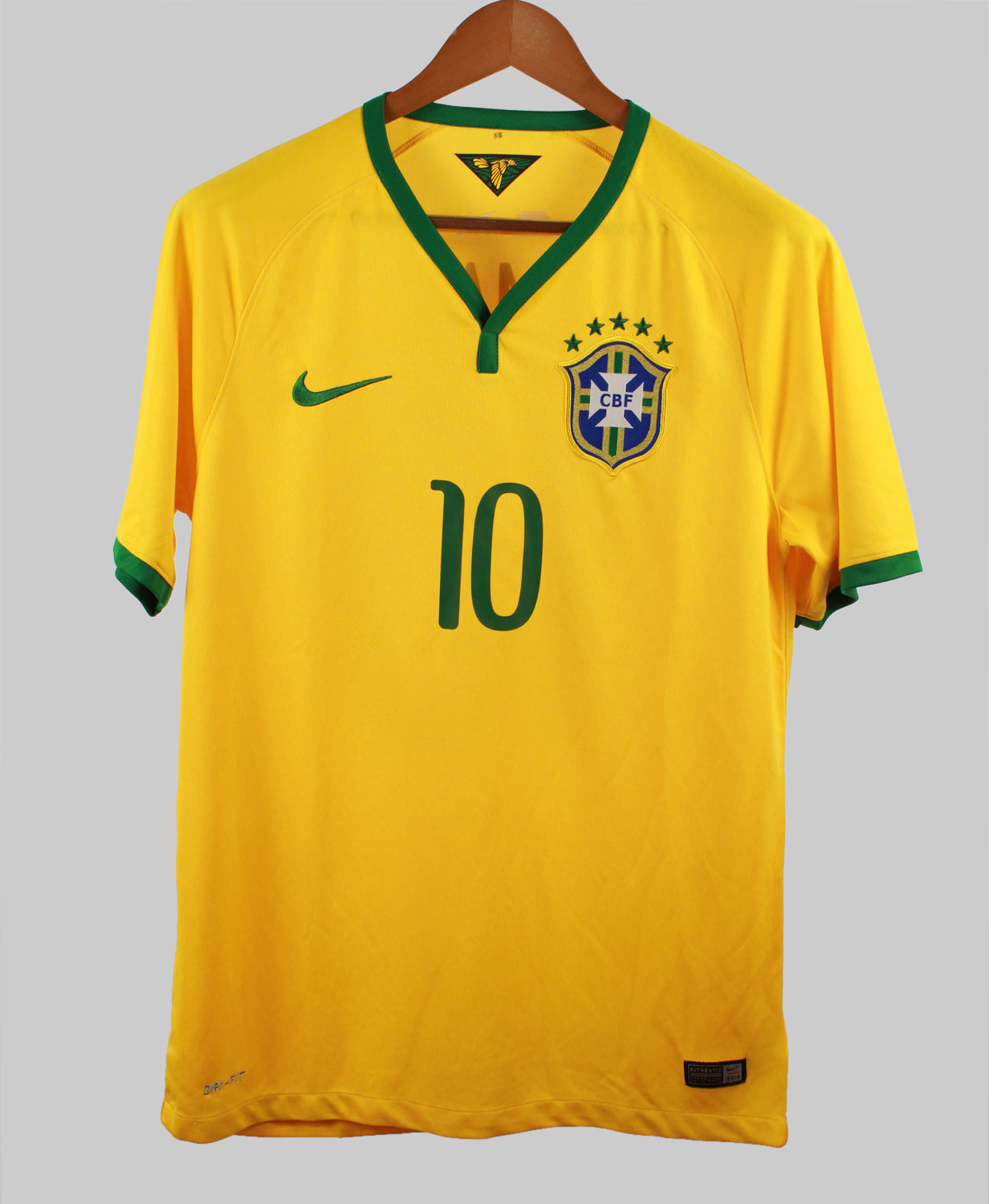 Brazil 2014 Neymar Home JERSEY shirt Kit (M)