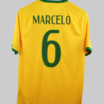 Brazil 2014 Marcelo Home jersey shirt