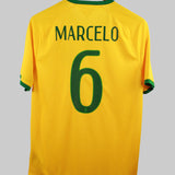 Brazil 2014 Marcelo Home jersey shirt