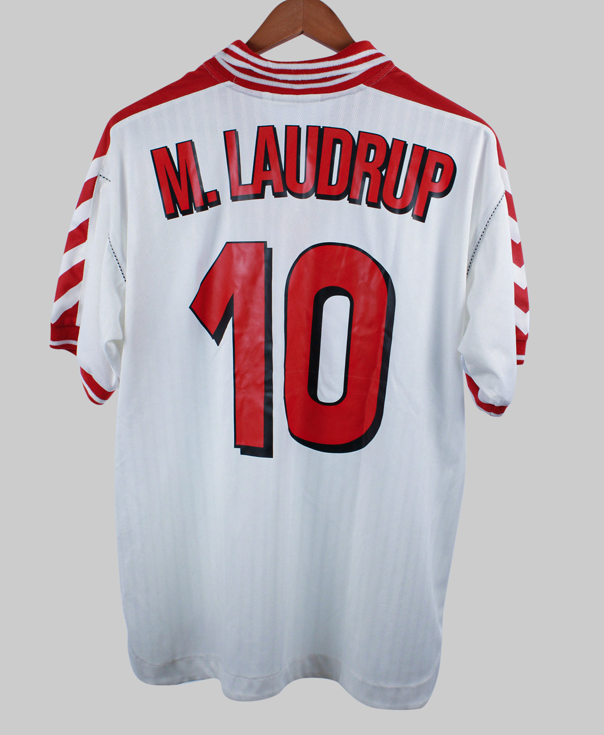 Denmark 1998 M. Laudrup Away Jersey