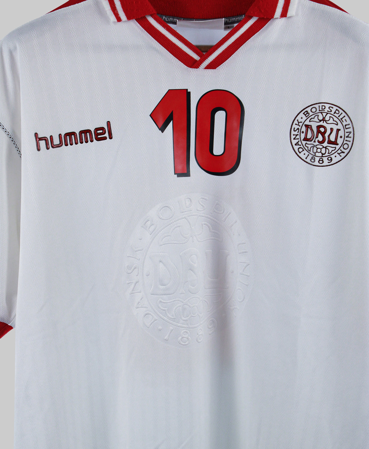 Denmark 1998 M. Laudrup Away Jersey