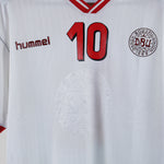 Denmark 1998 M. Laudrup Away Jersey