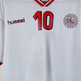 Denmark 1998 M. Laudrup Away Jersey