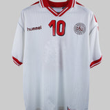 Denmark 1998 M. Laudrup Away Jersey