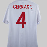 England 2010 Gerrard Home Kit (L)