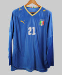 Italy 2008 Pirlo Home Long Sleeve Kit (L)