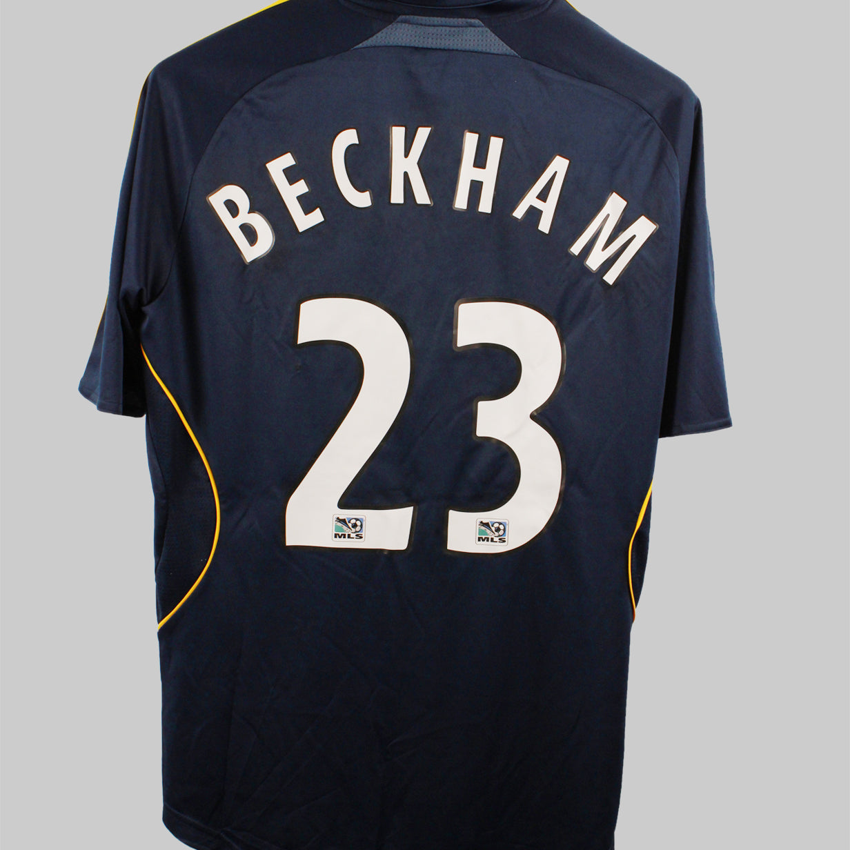 LA Galaxy 2007-08 Beckham Away jersey shirt