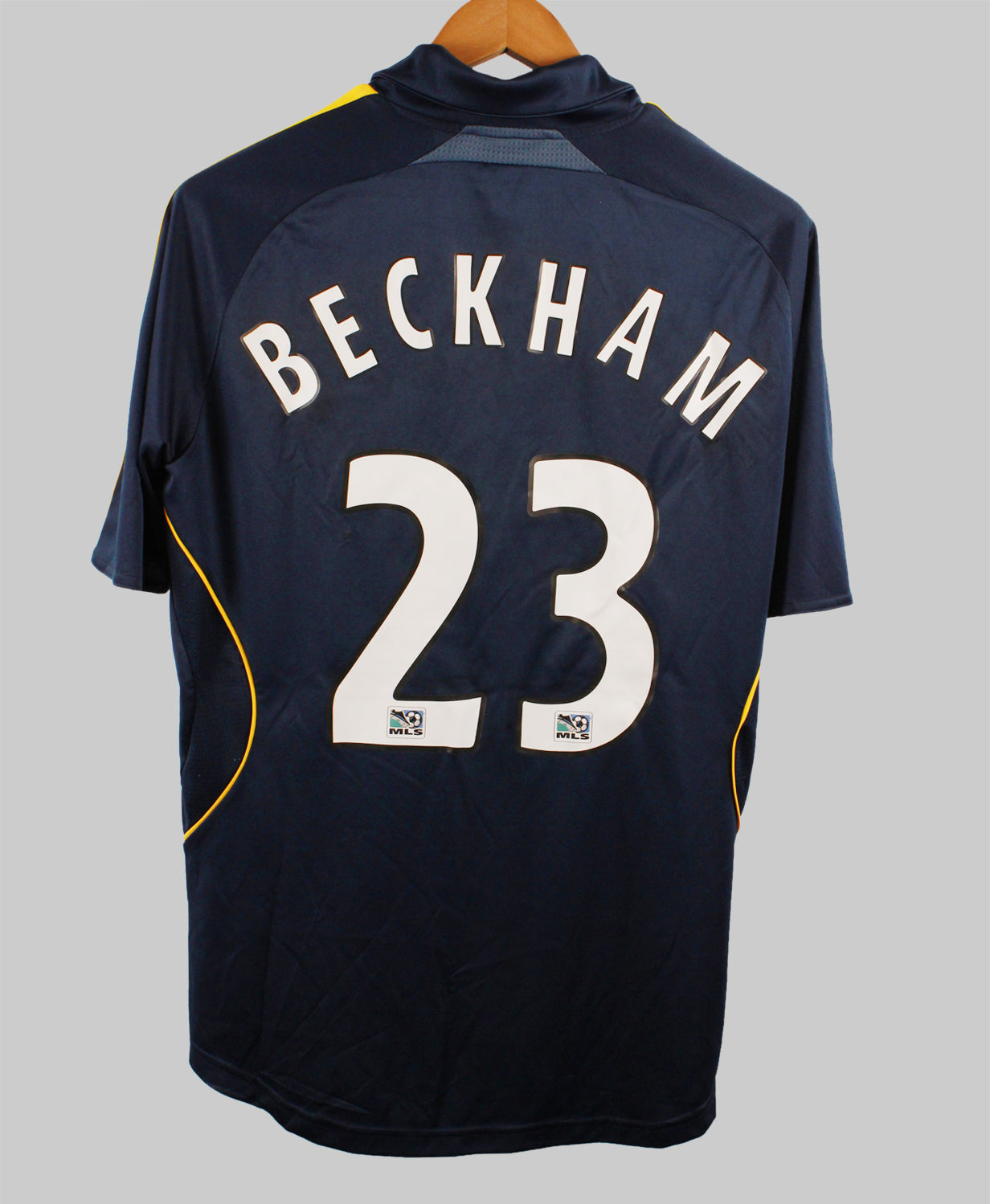 LA Galaxy 2007-08 Beckham Away jersey shirt