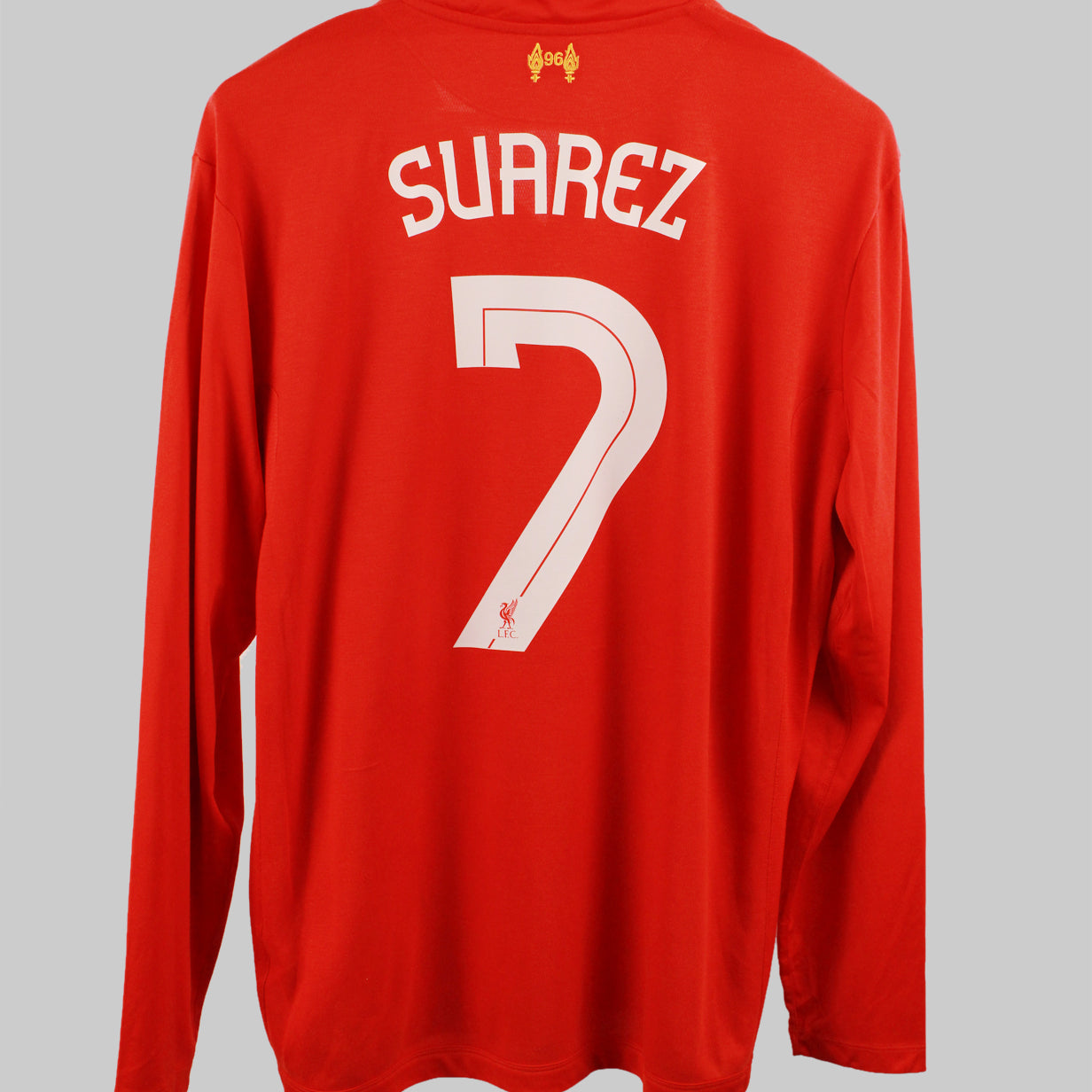 Liverpool 2012-13 Suarez Home Long Sleeve jersey