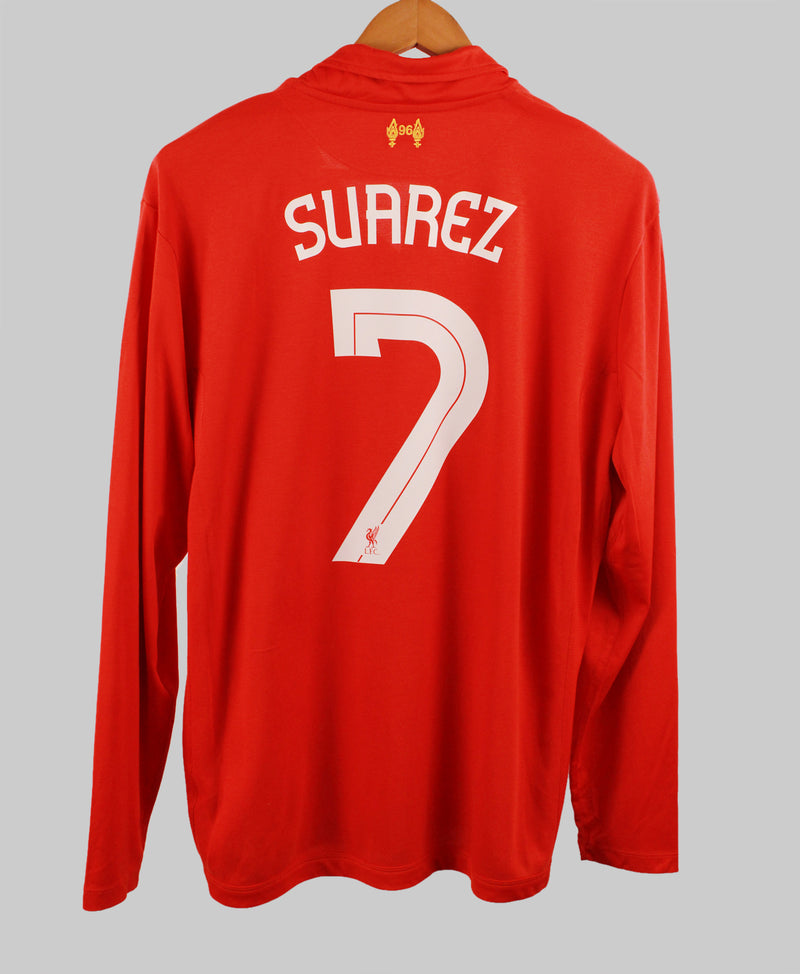 Liverpool 2012-13 Suarez Home Long Sleeve jersey