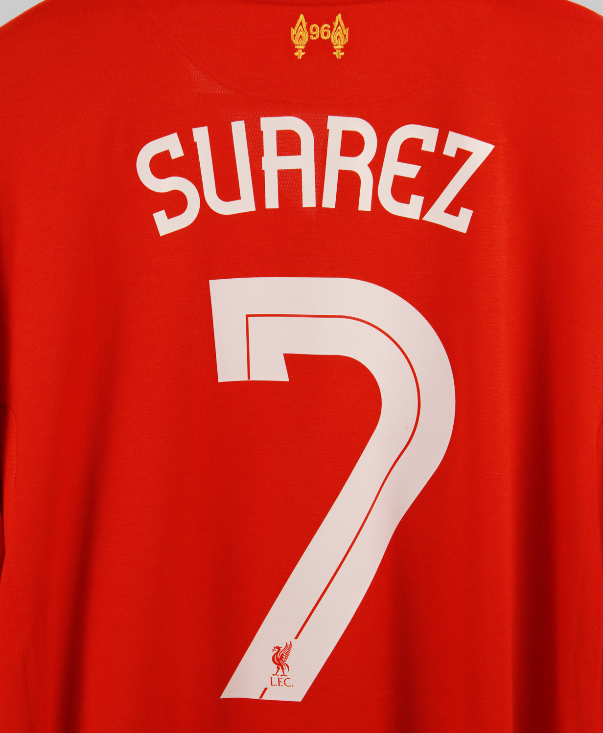 Liverpool 2012-13 Suarez Home Long Sleeve jersey