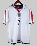 England 2003-04 Beckham Home Kit  (XL)