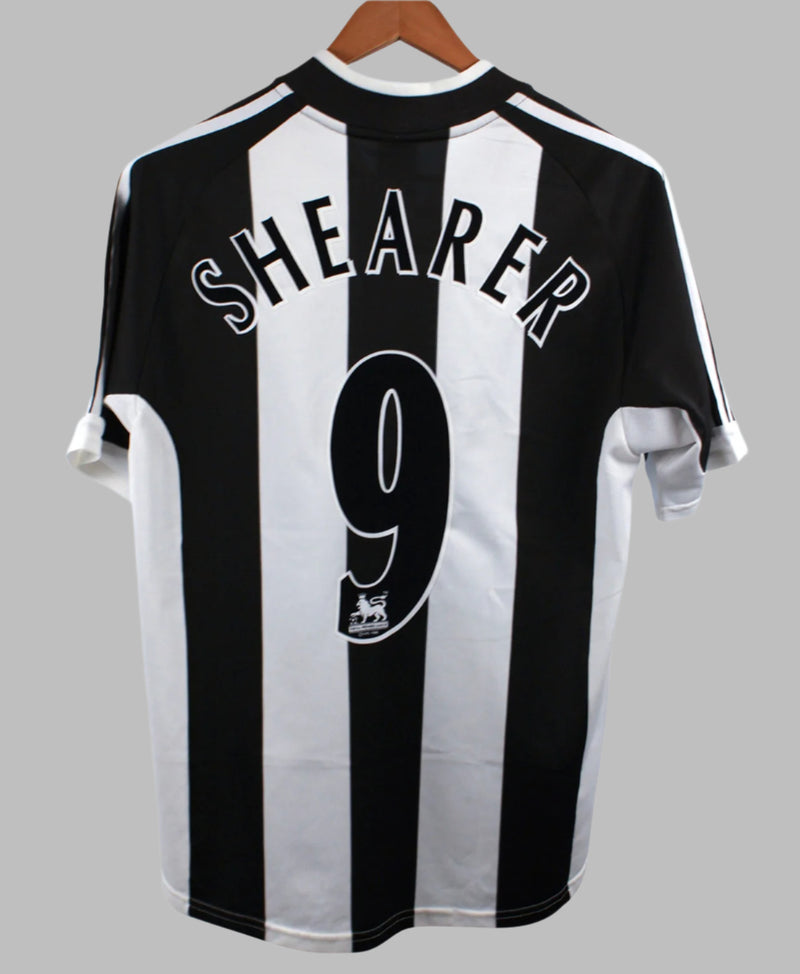 Newcastle 2001-02 Shearer Home jersey shirt