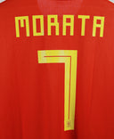 Spain 2018 Morata Home Jersey shirt