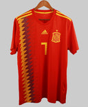 Spain 2018 Morata Home Jersey shirt