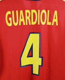 Spain 2000 Guardiola Home jersey shirt
