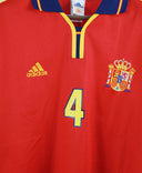 Spain 2000 Guardiola Home jersey shirt