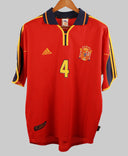 Spain 2000 Guardiola Home jersey shirt