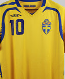 Sweden 2008 Ibrahimovic Home jersey shirt