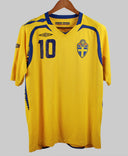 Sweden 2008 Ibrahimovic Home jersey shirt