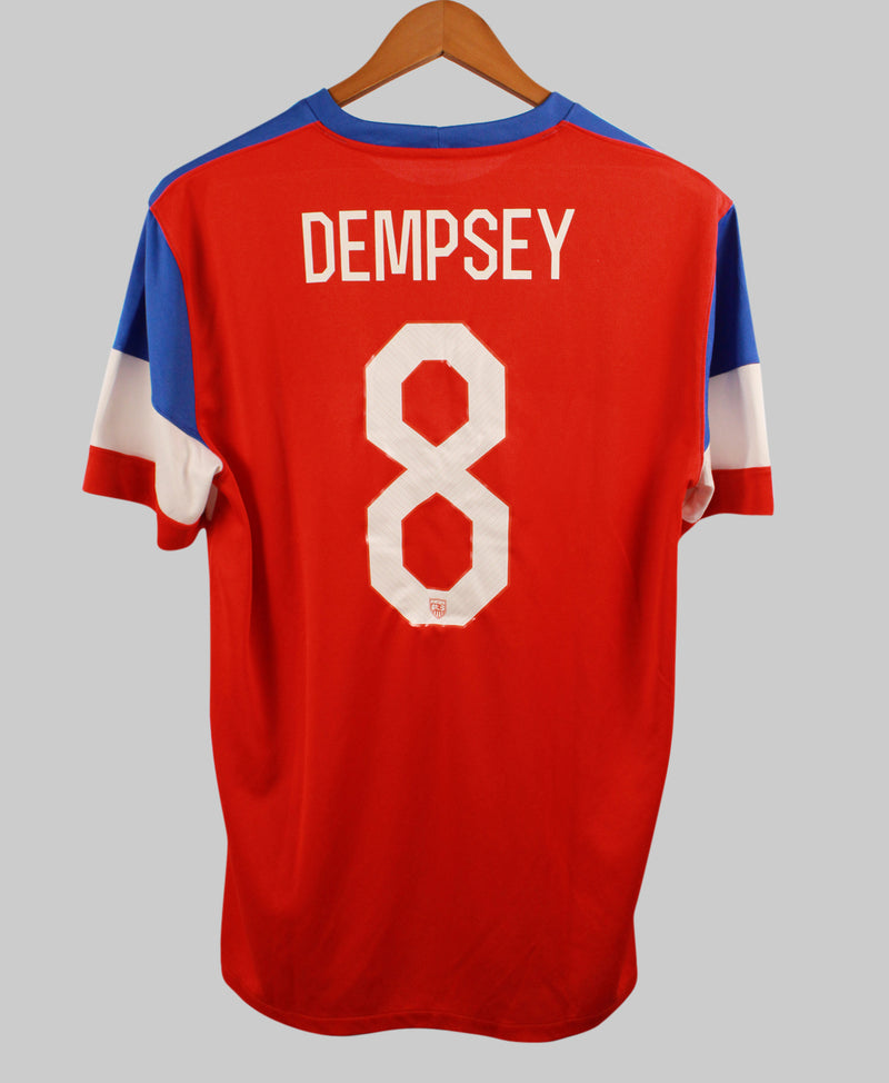 USA 2014 Dempsey Away jersey shirt