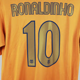 Barcelona 2006-07 Ronaldinho Away Kit (L)