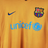 Barcelona 2006-07 Ronaldinho Away Kit (L)