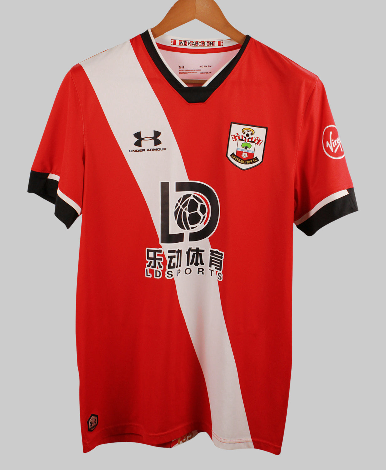 Southampton 2020-21 Romeu Home shirt jersey Kit (M)