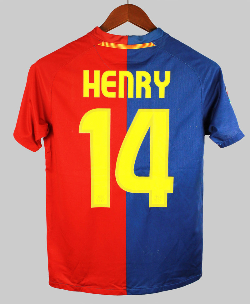 Barcelona 2008-09 Henry Youth Home Kit (YL)