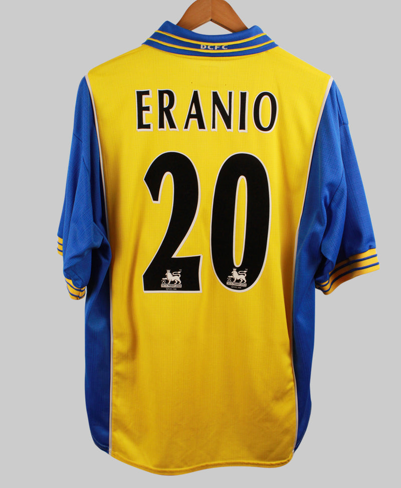 Derby County 1999-00 Eranio Shirt Jersey Away Kit (L)