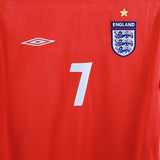 England 2004 Beckham Away Kit (L)