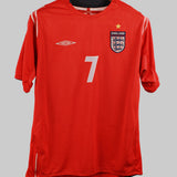 England 2004 Beckham Away Kit (L)
