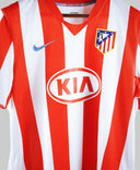 Atletico Madrid 2008-09 Kun Aguero Home Kit (L)
