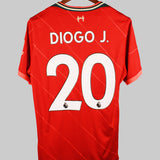 Liverpool 2021-22 Diogo J Home Kit (L)
