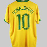 Brazil 2006-07 Ronaldinho Home Kit (L)