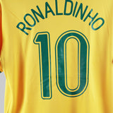 Brazil 2006-07 Ronaldinho Home Kit (L)