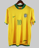 Brazil 2006-07 Ronaldinho Home Kit (L)