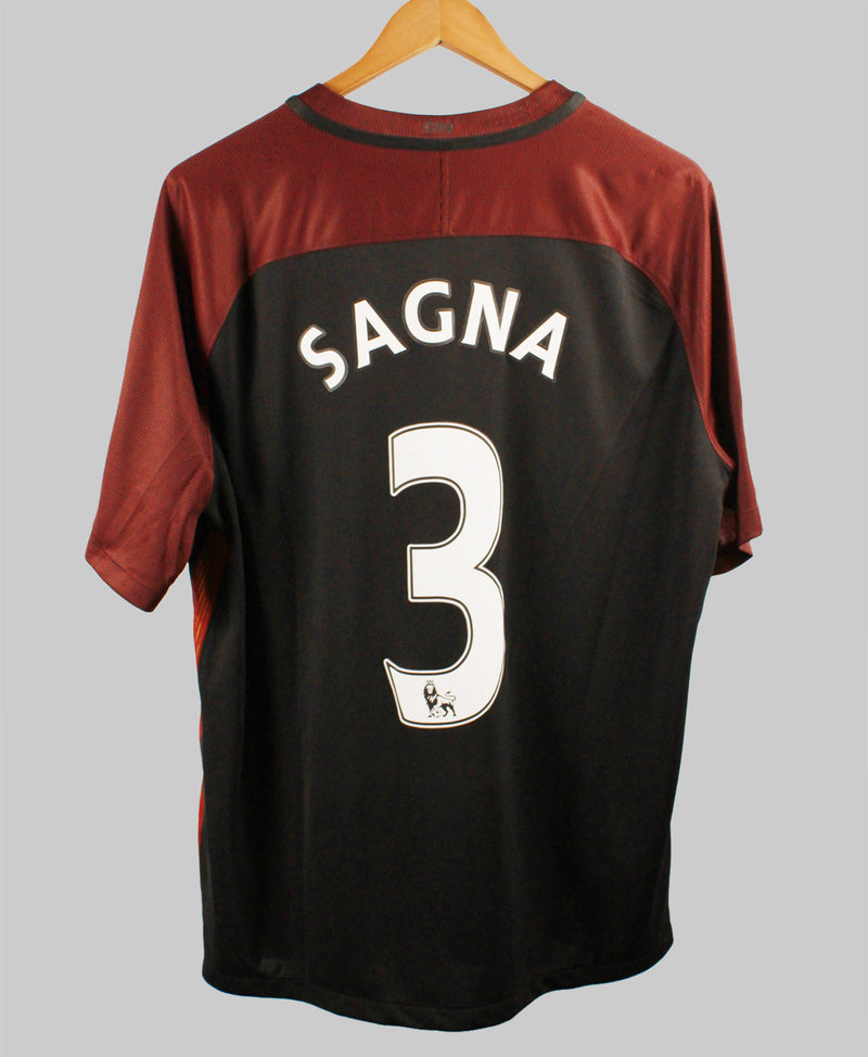 Manchester City 2016-17 Sagna Away jersey