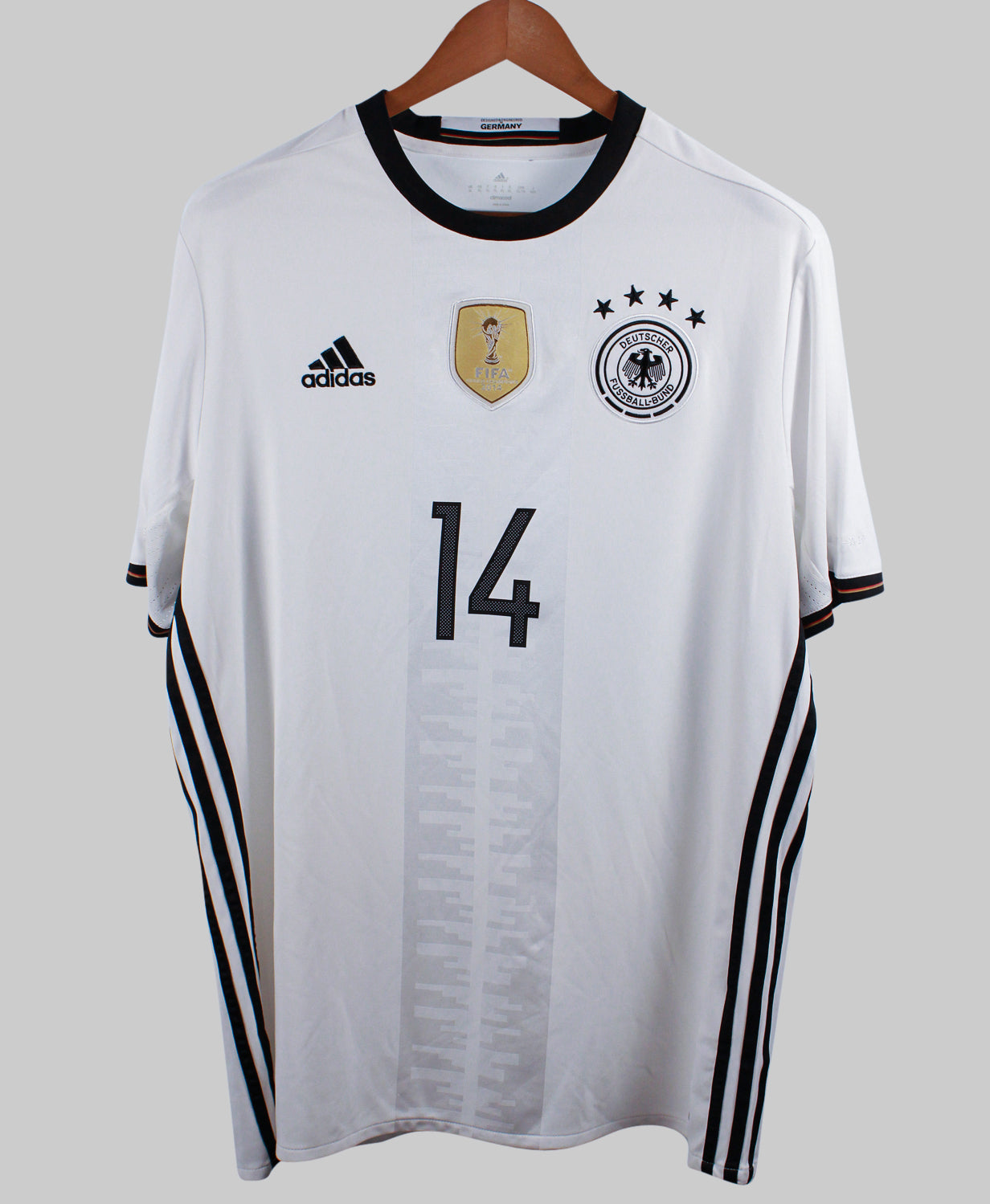 Germany 2015-16 Emre Can Home jersey