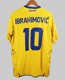 Sweden 2008-09 Ibrahimovic Home Kit  (L)