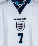 England 1996-97 Beckham Home Kit (L)