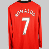 Manchester United 2009-10 Ronaldo Long Sleeve Home Kit (XL)
