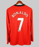 Manchester United 2009-10 Ronaldo Long Sleeve Home Kit (XL)