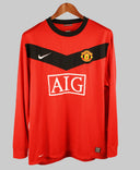 Manchester United 2009-10 Ronaldo Long Sleeve Home Kit (XL)