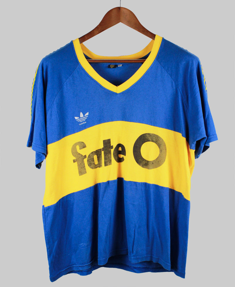Boca Juniors 1986-87 home vintage football shirt, size XL.