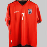 England 2004-05 Beckham Away Kit (XL)