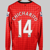 Manchester United 2012-13 Chicharito Long Sleeve Home Kit (S)