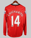 Manchester United 2012-13 Chicharito Long Sleeve Home Kit (S)