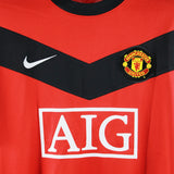 Manchester United 2009-10 J.S. Park Home Kit (L)